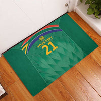 South Africa Cricket Custom Rubber Doormat Proteas Green - Wonder Print Shop