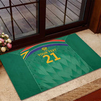 South Africa Cricket Custom Rubber Doormat Proteas Green - Wonder Print Shop