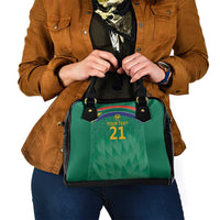 South Africa Cricket Custom Shoulder Handbag Proteas Green