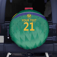 South Africa Cricket Custom Spare Tire Cover Proteas Green - Wonder Print Shop