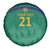 South Africa Cricket Custom Spare Tire Cover Proteas Green - Wonder Print Shop