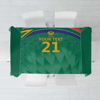 South Africa Cricket Custom Tablecloth Proteas Green - Wonder Print Shop