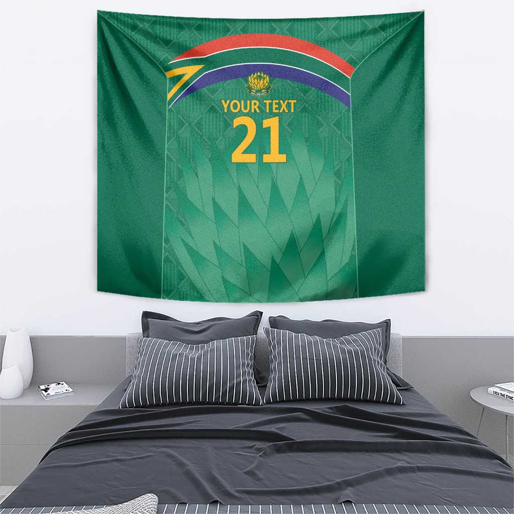 South Africa Cricket Custom Tapestry Proteas Green - Wonder Print Shop