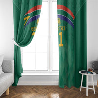 South Africa Cricket Custom Window Curtain Proteas Green - Wonder Print Shop