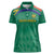 South Africa Cricket Custom Women Polo Shirt Proteas Green - Wonder Print Shop