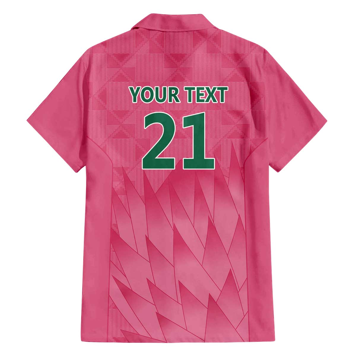 South Africa Cricket Custom Family Matching Off The Shoulder Long Sleeve Dress and Hawaiian Shirt Proteas Pink - Wonder Print Shop