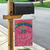 South Africa Cricket Custom Garden Flag Proteas Pink - Wonder Print Shop