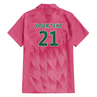 South Africa Cricket Custom Hawaiian Shirt Proteas Pink - Wonder Print Shop