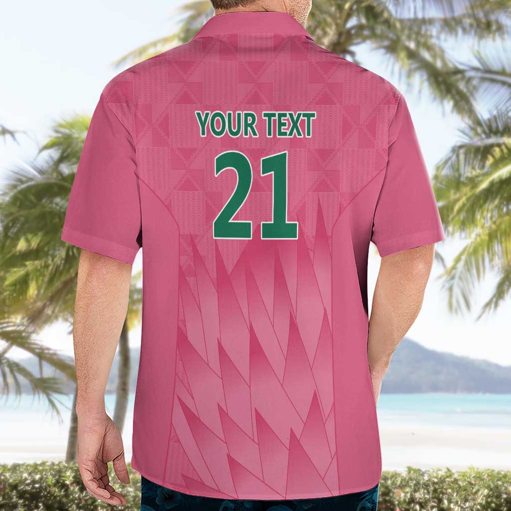 South Africa Cricket Custom Hawaiian Shirt Proteas Pink - Wonder Print Shop