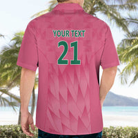 South Africa Cricket Custom Hawaiian Shirt Proteas Pink - Wonder Print Shop