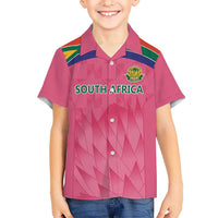 South Africa Cricket Custom Hawaiian Shirt Proteas Pink - Wonder Print Shop