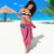 South Africa Cricket Custom Sarong Proteas Pink - Wonder Print Shop