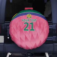 South Africa Cricket Custom Spare Tire Cover Proteas Pink - Wonder Print Shop