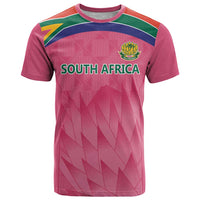 South Africa Cricket Custom T Shirt Proteas Pink - Wonder Print Shop