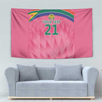 South Africa Cricket Custom Tapestry Proteas Pink - Wonder Print Shop