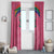 South Africa Cricket Custom Window Curtain Proteas Pink - Wonder Print Shop