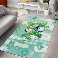 Japanese Kawaii Sushi Area Rug Green Wagara Palaka This Is How I Roll - Wonder Print Shop