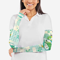 Personalized Japanese Kawaii Sushi Arm Sleeves Green Wagara Palaka This Is How I Roll - Wonder Print Shop