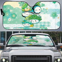 Japanese Kawaii Sushi Auto Sun Shade Green Wagara Palaka This Is How I Roll - Wonder Print Shop