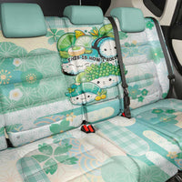 Japanese Kawaii Sushi Back Car Seat Cover Green Wagara Palaka This Is How I Roll - Wonder Print Shop