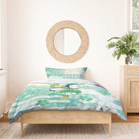 Japanese Kawaii Sushi Bedding Set Green Wagara Palaka This Is How I Roll - Wonder Print Shop