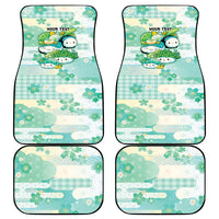 Personalized Japanese Kawaii Sushi Car Mats Green Wagara Palaka This Is How I Roll - Wonder Print Shop