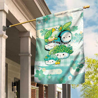 Japanese Kawaii Sushi Garden Flag Green Wagara Palaka This Is How I Roll - Wonder Print Shop
