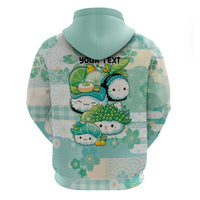 Personalized Japanese Kawaii Sushi Hoodie Green Wagara Palaka This Is How I Roll - Wonder Print Shop