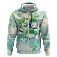 Personalized Japanese Kawaii Sushi Hoodie Green Wagara Palaka This Is How I Roll - Wonder Print Shop