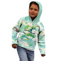 Personalized Japanese Kawaii Sushi Kid Hoodie Green Wagara Palaka This Is How I Roll - Wonder Print Shop