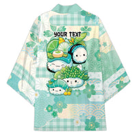 Personalized Japanese Kawaii Sushi Kimono Green Wagara Palaka This Is How I Roll - Wonder Print Shop