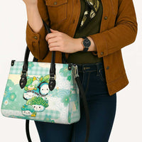 Japanese Kawaii Sushi Leather Bag Green Wagara Palaka This Is How I Roll - Wonder Print Shop