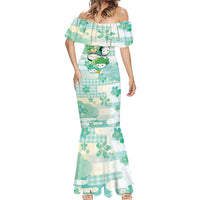 Personalized Japanese Kawaii Sushi Mermaid Dress Green Wagara Palaka This Is How I Roll - Wonder Print Shop