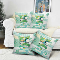 Japanese Kawaii Sushi Pillow Cover Green Wagara Palaka This Is How I Roll - Wonder Print Shop