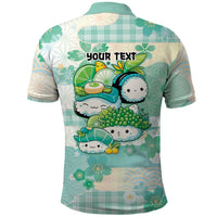 Personalized Japanese Kawaii Sushi Polo Shirt Green Wagara Palaka This Is How I Roll - Wonder Print Shop