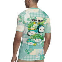 Personalized Japanese Kawaii Sushi Rugby Jersey Green Wagara Palaka This Is How I Roll - Wonder Print Shop