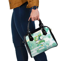 Japanese Kawaii Sushi Shoulder Handbag Green Wagara Palaka This Is How I Roll - Wonder Print Shop
