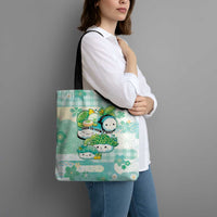 Japanese Kawaii Sushi Tote Bag Green Wagara Palaka This Is How I Roll - Wonder Print Shop