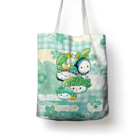 Japanese Kawaii Sushi Tote Bag Green Wagara Palaka This Is How I Roll - Wonder Print Shop