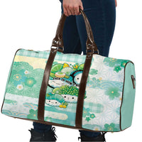 Japanese Kawaii Sushi Travel Bag Green Wagara Palaka This Is How I Roll - Wonder Print Shop