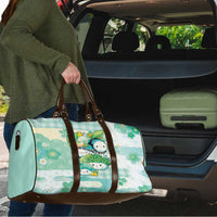 Japanese Kawaii Sushi Travel Bag Green Wagara Palaka This Is How I Roll - Wonder Print Shop