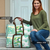 Japanese Kawaii Sushi Travel Bag Green Wagara Palaka This Is How I Roll - Wonder Print Shop