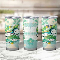Personalized Japanese Kawaii Sushi Tumbler Cup Green Wagara Palaka This Is How I Roll - Wonder Print Shop