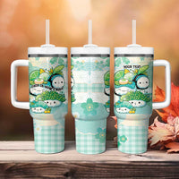 Personalized Japanese Kawaii Sushi Tumbler With Handle Green Wagara Palaka This Is How I Roll - Wonder Print Shop