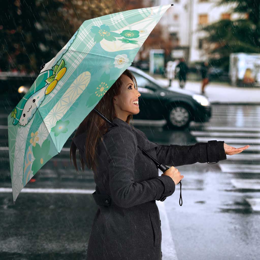 Japanese Kawaii Sushi Umbrella Green Wagara Palaka This Is How I Roll - Wonder Print Shop