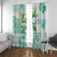 Japanese Kawaii Sushi Window Curtain Green Wagara Palaka This Is How I Roll - Wonder Print Shop