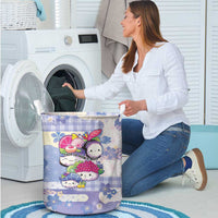 Japanese Kawaii Sushi Laundry Basket Blue Wagara Palaka This Is How I Roll - Wonder Print Shop