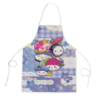 Japanese Kawaii Sushi Apron Blue Wagara Palaka This Is How I Roll - Wonder Print Shop