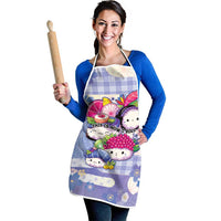 Japanese Kawaii Sushi Apron Blue Wagara Palaka This Is How I Roll - Wonder Print Shop