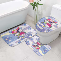 Japanese Kawaii Sushi Bathroom Set Blue Wagara Palaka This Is How I Roll - Wonder Print Shop